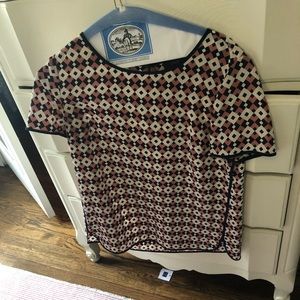 J. Crew silk top
